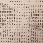 Benjamin Franklin’s Eyes in ASCII (rather ITA2 or Baudot-Murray) art